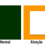 Cores para sinalizar uma linha ou mesmo prioridade.