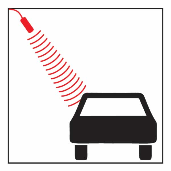 sensor ultrassônico posicionamento