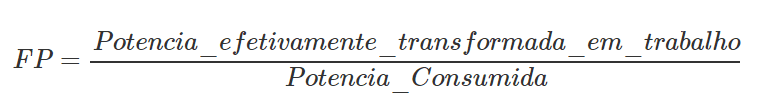 fator de potência fator de potência real